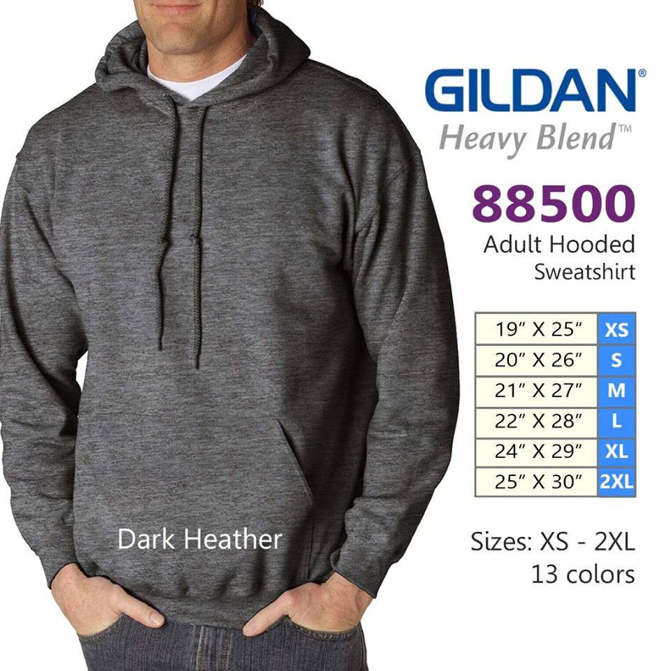 dark heather hoodie