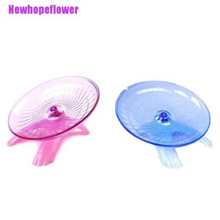 【Ready Stock】㍿[NFPH] Running Disc Flying Saucer Exercise Wheel Toy For Mice Dwarf Hamsters Pet 18Cm