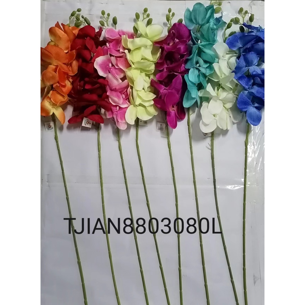 Artificial Flowers Tall Orchids with Long Stem (TJIAN8803080L) Shopee