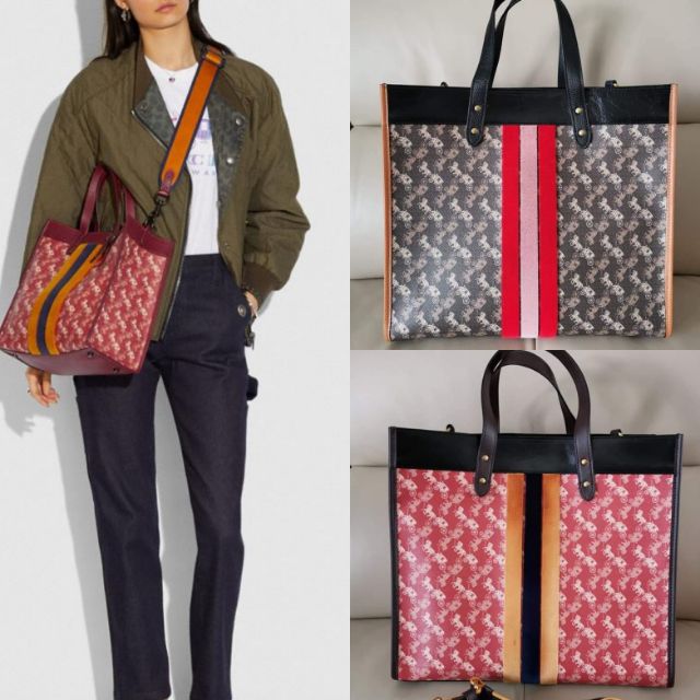 coach horse and carriage tote