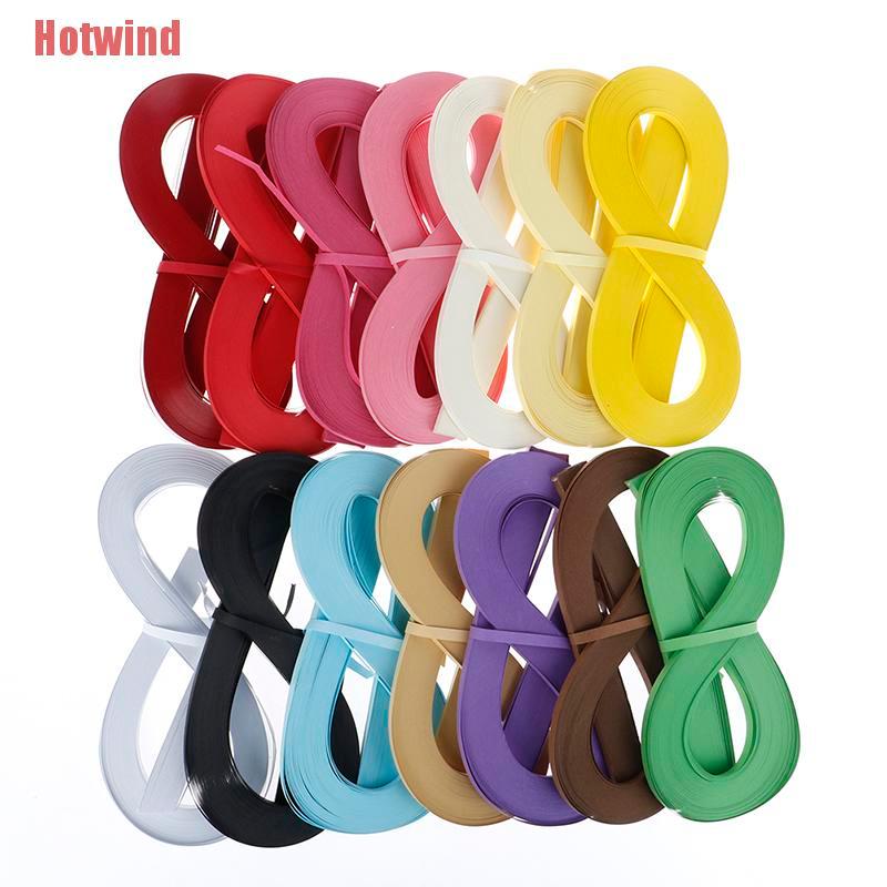 HW 120Pcs/set Paper Quilling Strips Set 5mm 53cm Paper For Craft DIY