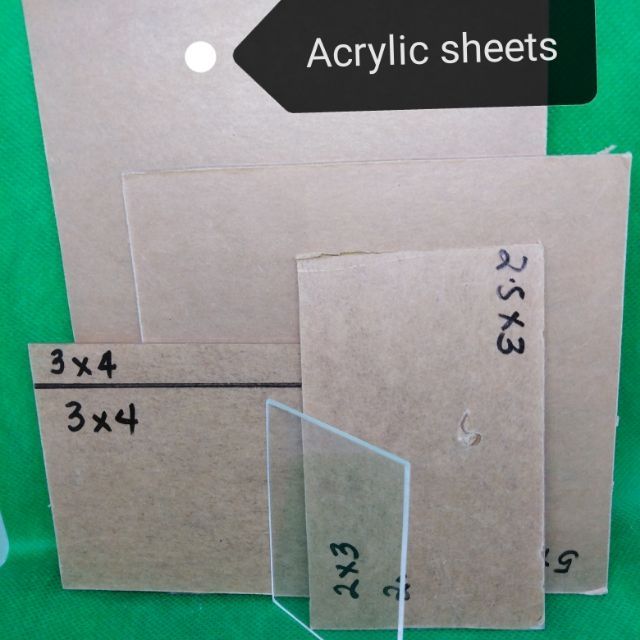 Clear Acrylic Perspex Sheet Cut To Size Plastic Plexiglass Shopee Philippines