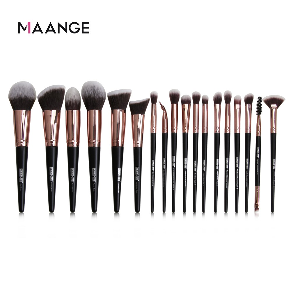 MAANGE 18Pcs Set Professional Brush Cosmetic for Make Up Shopee