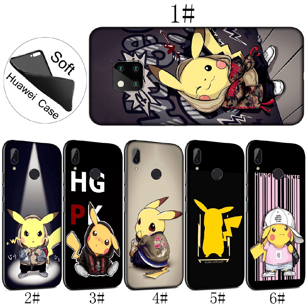 Huawei Mate Pro Nova 2i 3 3i 4 Lite Soft Cover Pokemon Pikachu Cute Phone Case Shopee Philippines