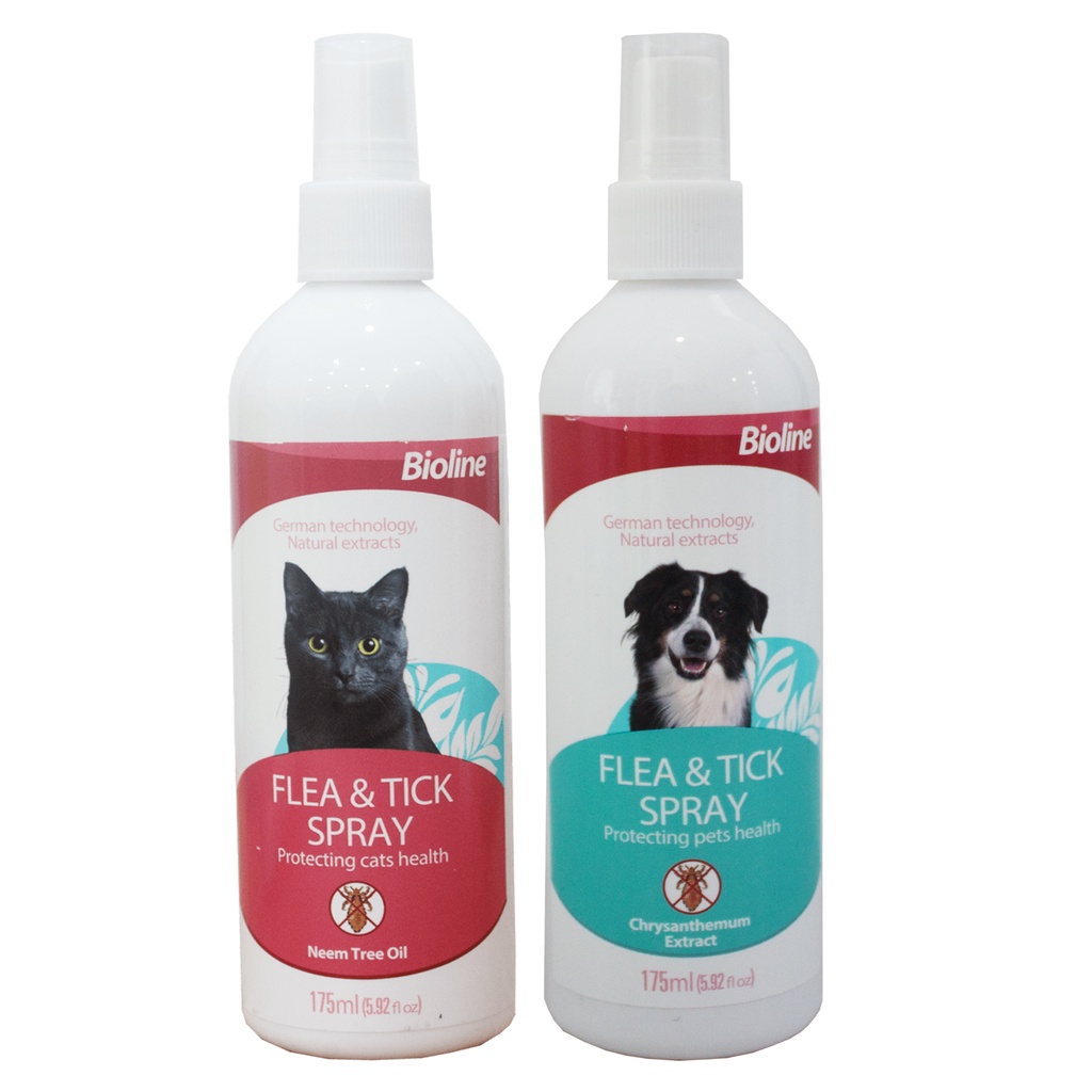 Bioline Flea & Tick Spray for Dogs & Cats 175ml | Shopee Philippines