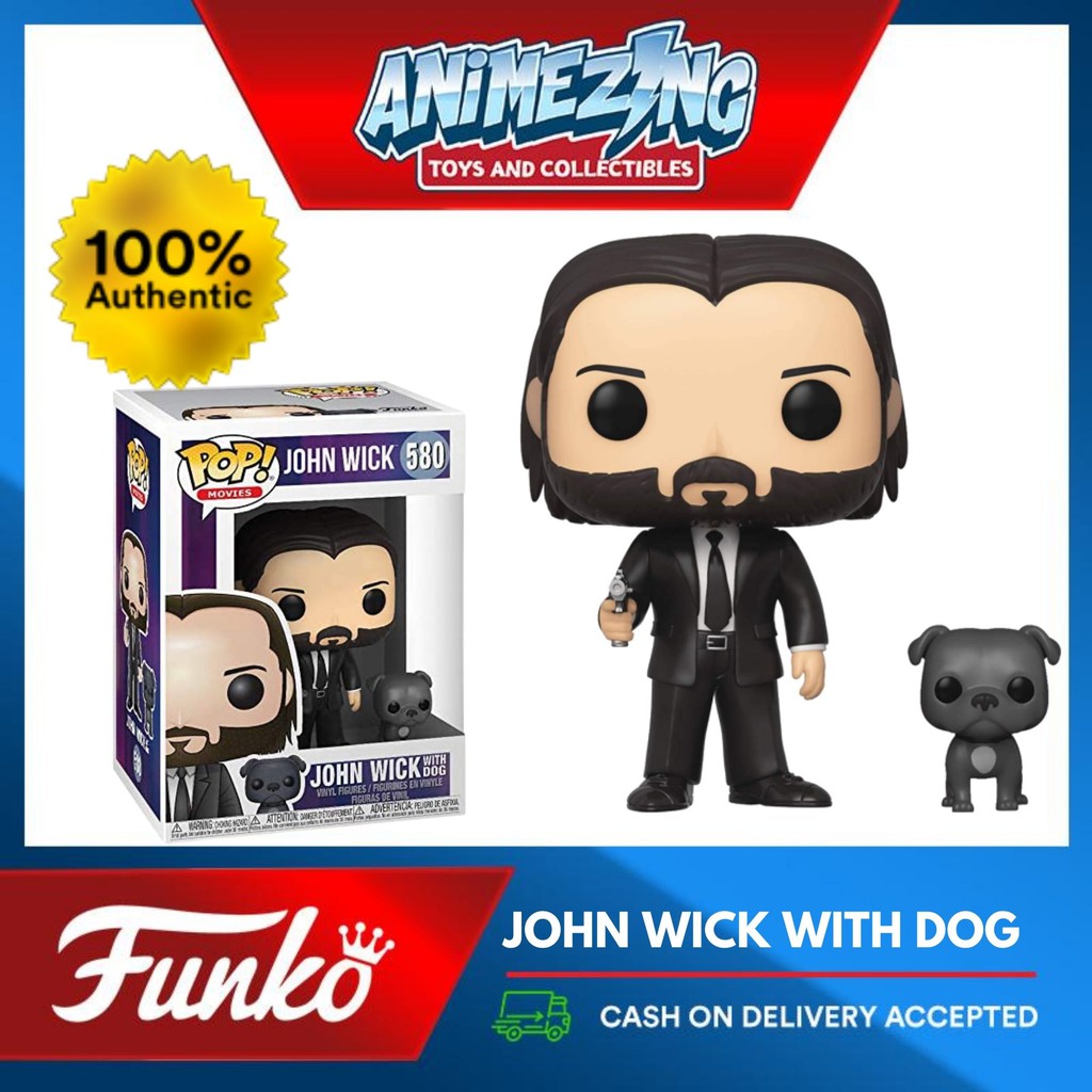 john wick with dog funko pop