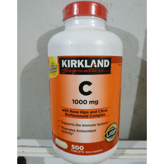 Kirkland Vitamin C 1000mg Tablet With Rose Hips Shopee Philippines