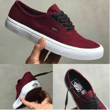 authentic vans maroon