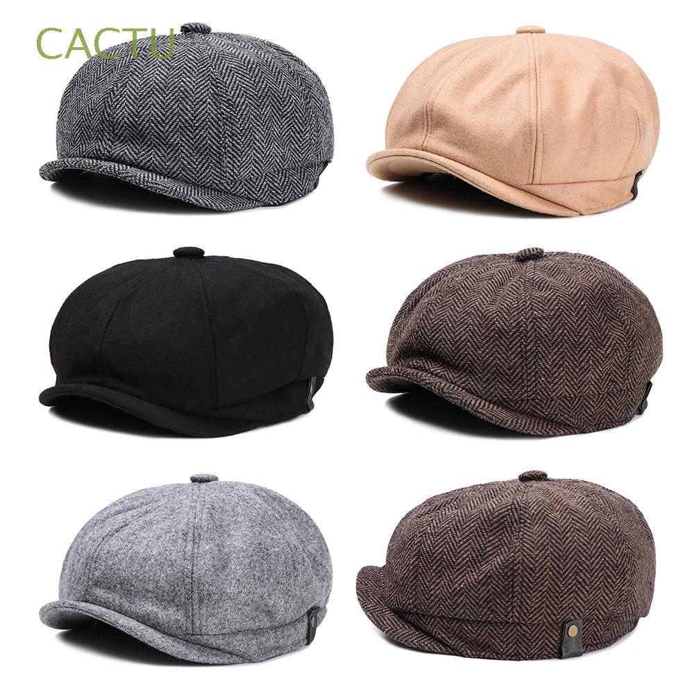 tweed golf cap