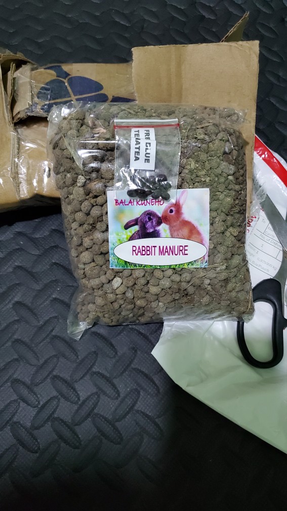 Rabbit Manure Dried Odorless Organic Fertilizer Shopee Philippines