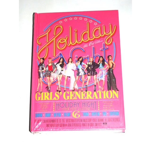 Girls Generation Holiday Night Album Shopee Philippines