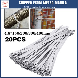 304 Stainless Steel Cable Tie Stainless Steel Exhaust Wrap Ties Self-Locking Cable Tie