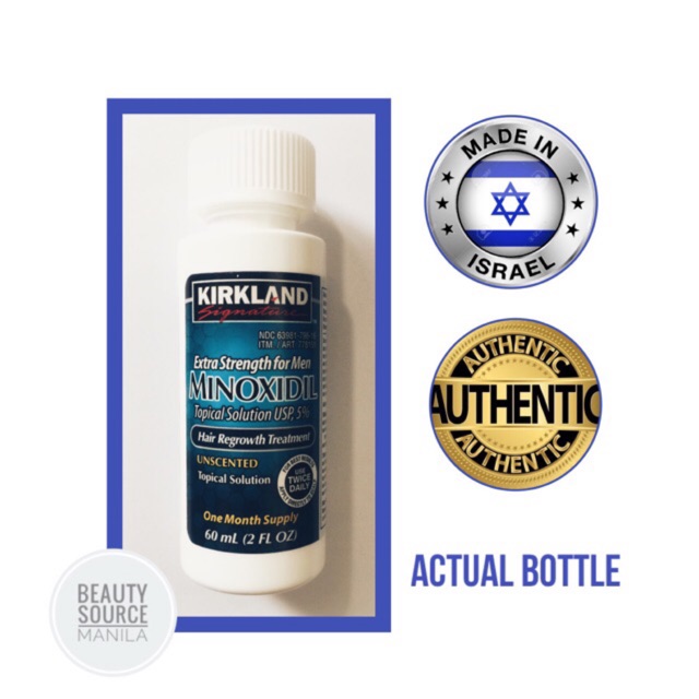 Kirkland Minoxidil Hair Regrowth Treatment For Men 60ml Shopee