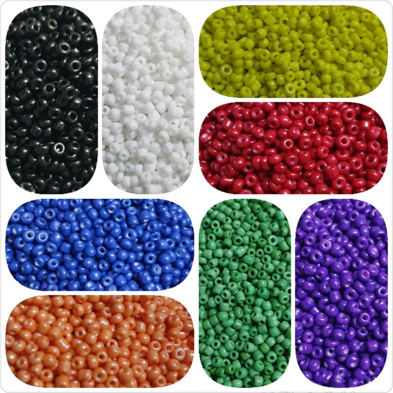 3mm seed beads 350 grams | Shopee Philippines
