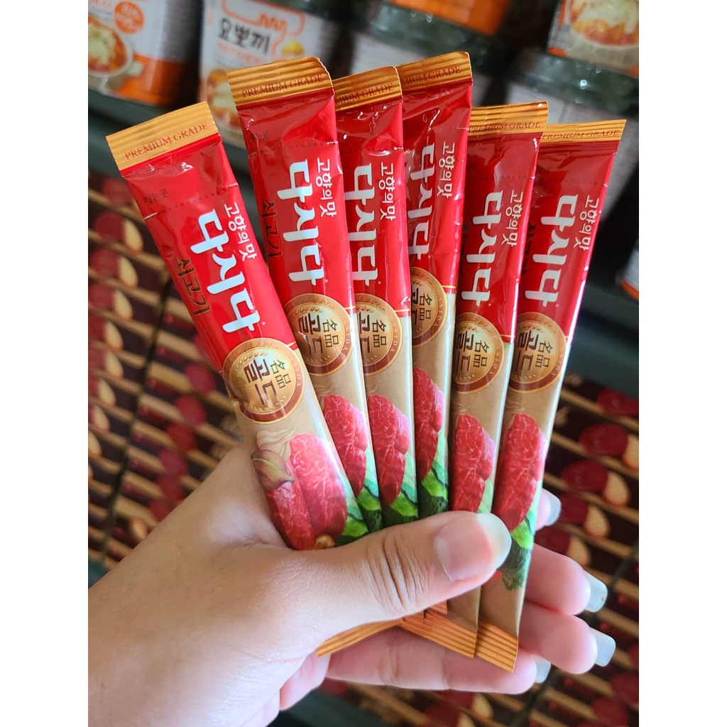 Korea Cj Beef Dashida Premium Seasoning Stock Powder Sold per Stick 8g Shopee Philippines
