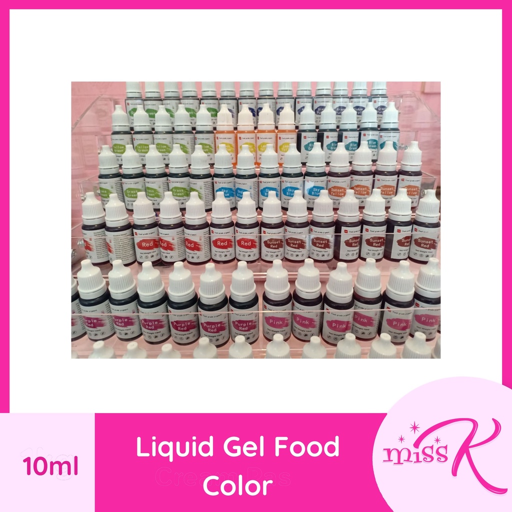 10 ml Food Coloring Liquid Gel Food Color Food Grade Pigment