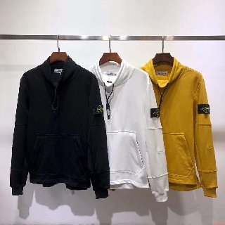 stone island drawstring neck sweatshirt