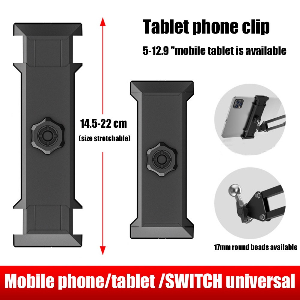 Universal Phone Holder Mount Clamp Clip Bracket for iPad Mobile Phone
