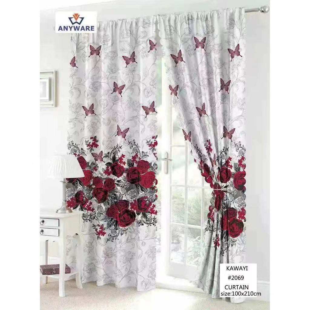 1PC CURTAIN FOR WINDOW 140x180cm 100X210CM HOME CURTAIN  DIFFERENT PATTERN COD