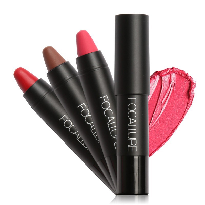 FOCALLURE Easy to Wear Long Lasting Matte Lipstick - 19 Colours ...