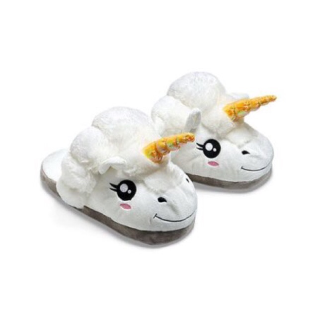 big unicorn slippers