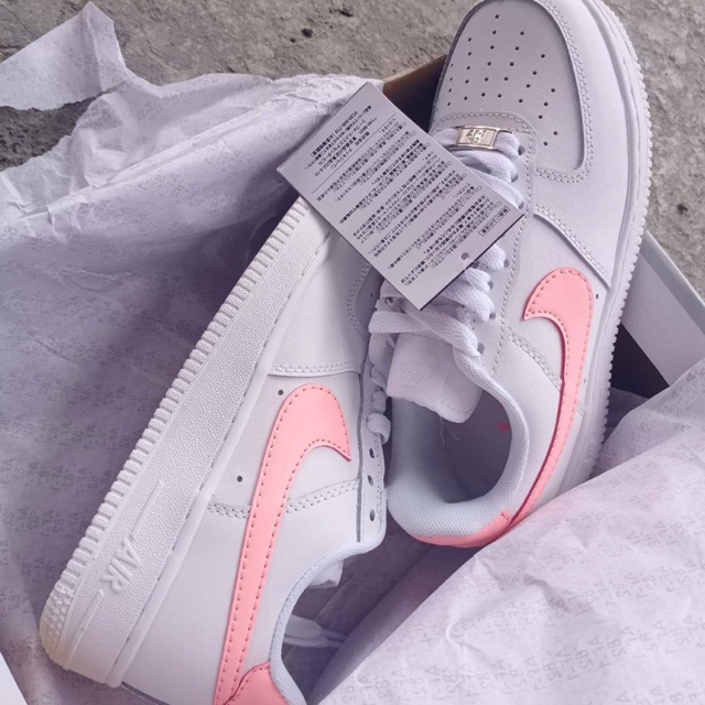 nike air force white oracle pink