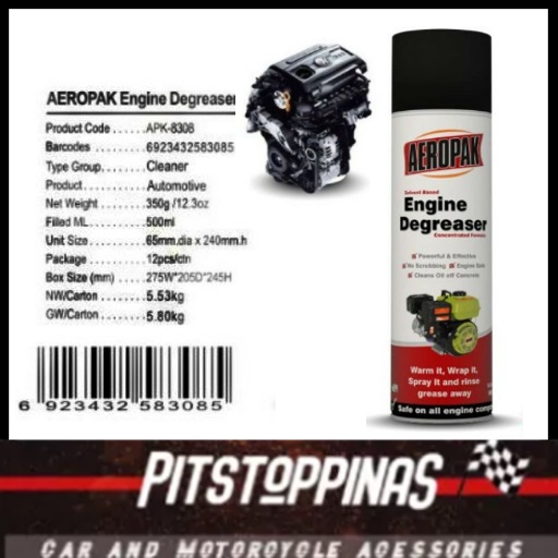 Aeropak Engine Degreaser Engine Cleaner 400g Shopee Philippines