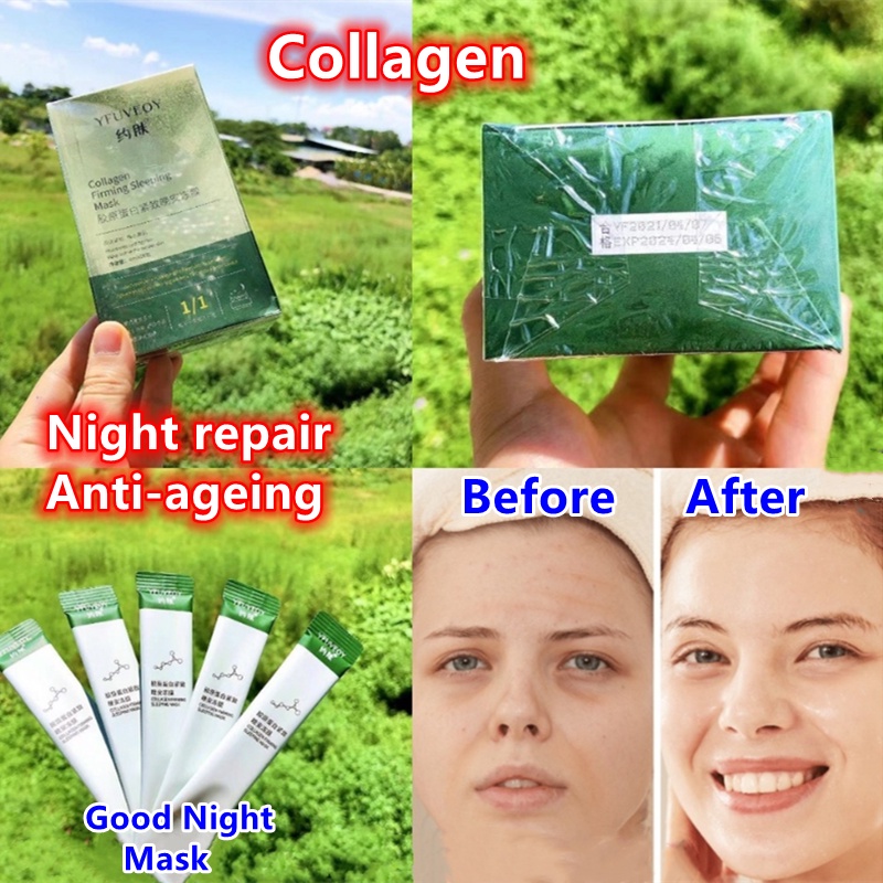 Collagen Firming Sleeping Mask 4ml Collagen sleeping mask shrinks