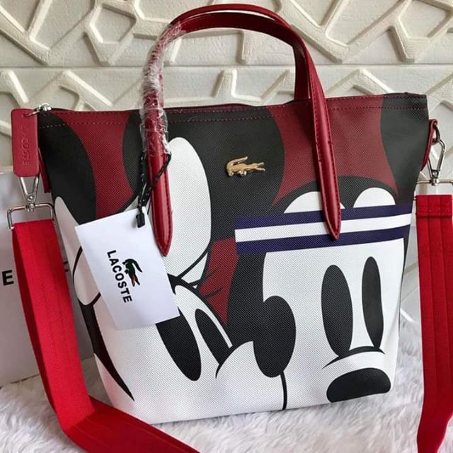 lacoste mickey mouse bag price