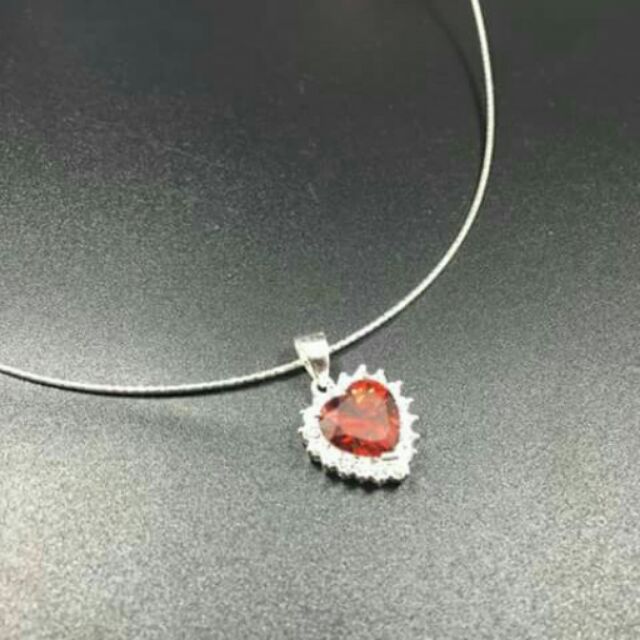 omega necklace with pendant