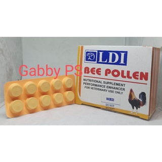 LDI Bee Pollen. Nutritional Supplement. Performance Enhancer. SOLD PER BLISTER 10PCS