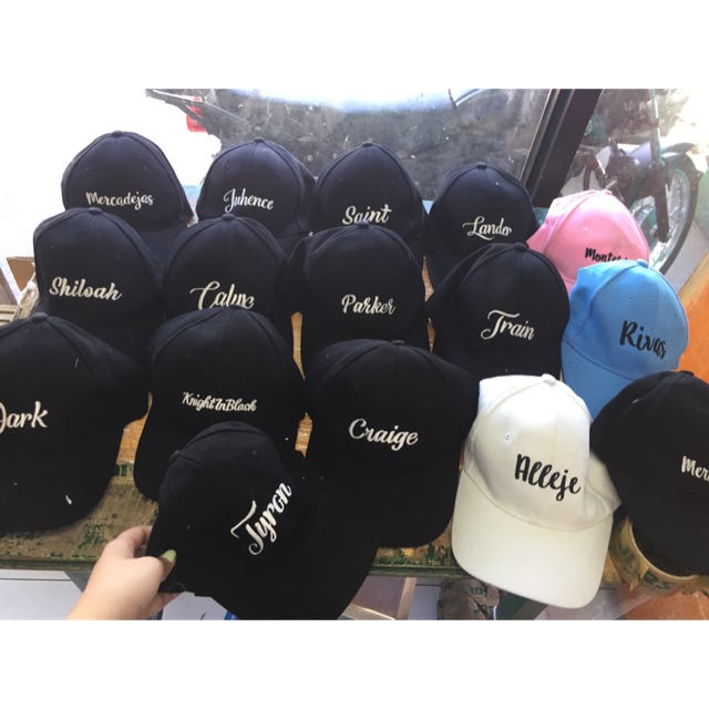 personalized embroidered caps