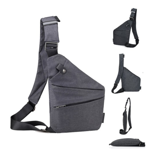 men's anti theft messenger bag