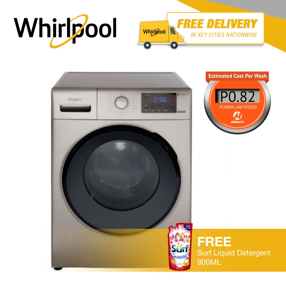 Whirlpool 8.5 kg Inverter Plus Front Load Washing Machine WFRB852BHG2 ...