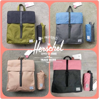 Original Herschel Backpack Shoulder bag Tote bag City Mid Volume now with FREE Settlement pouch