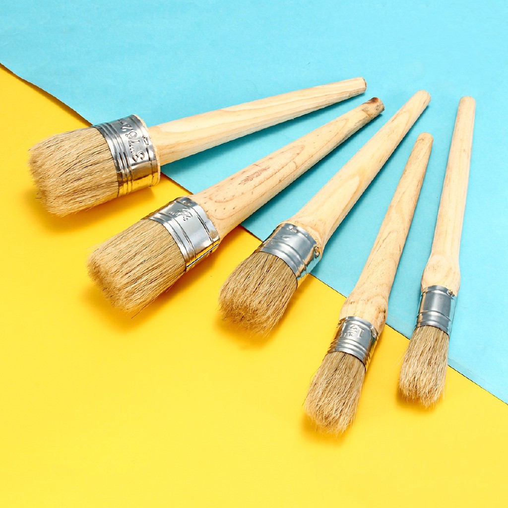 chalk paint and wax brushes