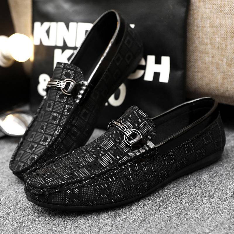 New Style Casual Black Peas Shoes 2022 Summer Male Youth Low-Cut Foot ...