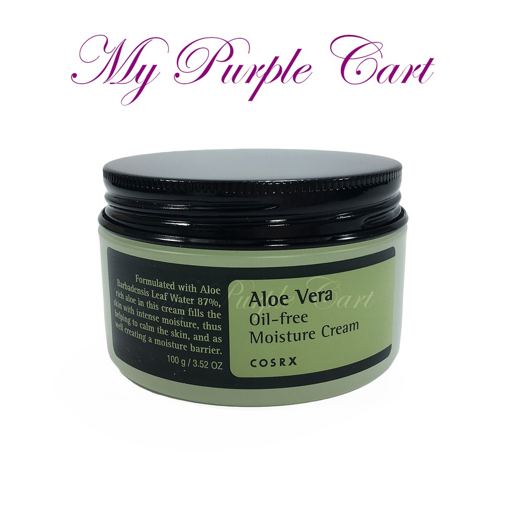 cosrx aloe vera oil free moisture cream review