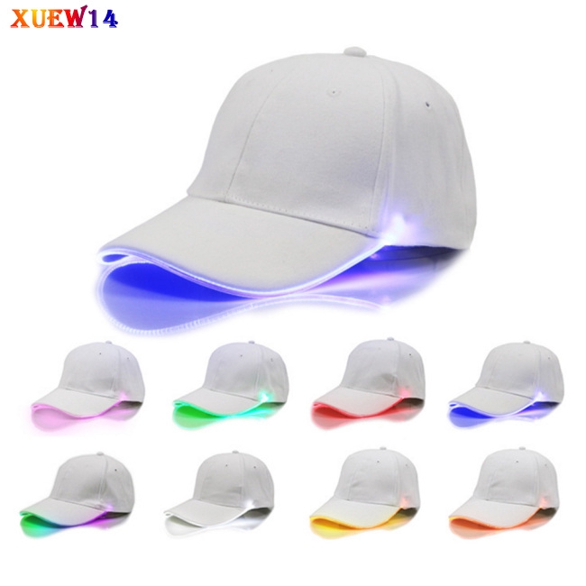 running hat with lights