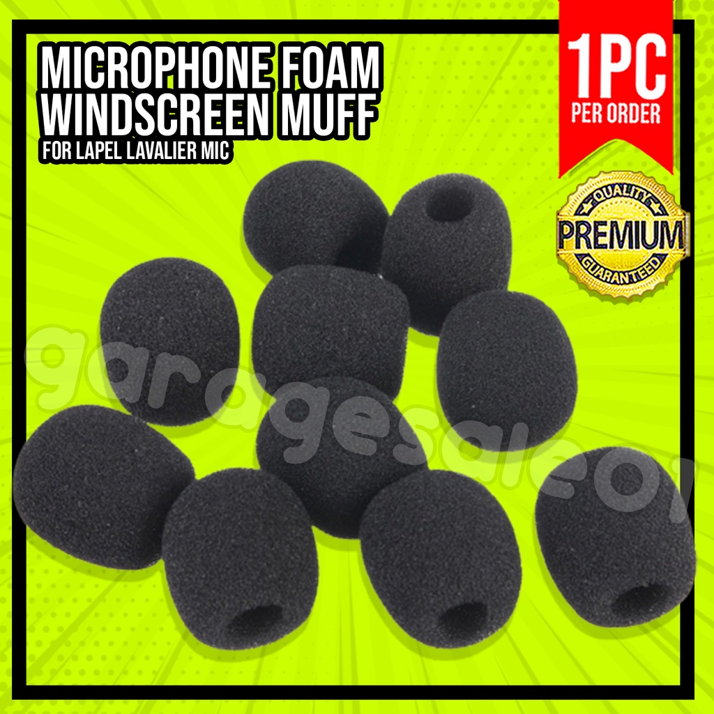 ⚡Mic Foam Microphone Foam Windscreen Muff for Lapel Lavalier Mic⚡