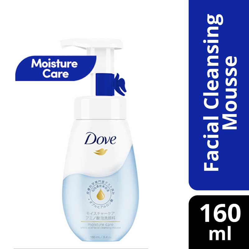 Dove Amino Acid Facial Cleansing Mousse Moisture Care 160mL Shopee