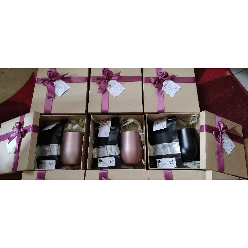 Personalized Egg Mug with Gold Spoon and Coffee Tea Bag in Pouch/14