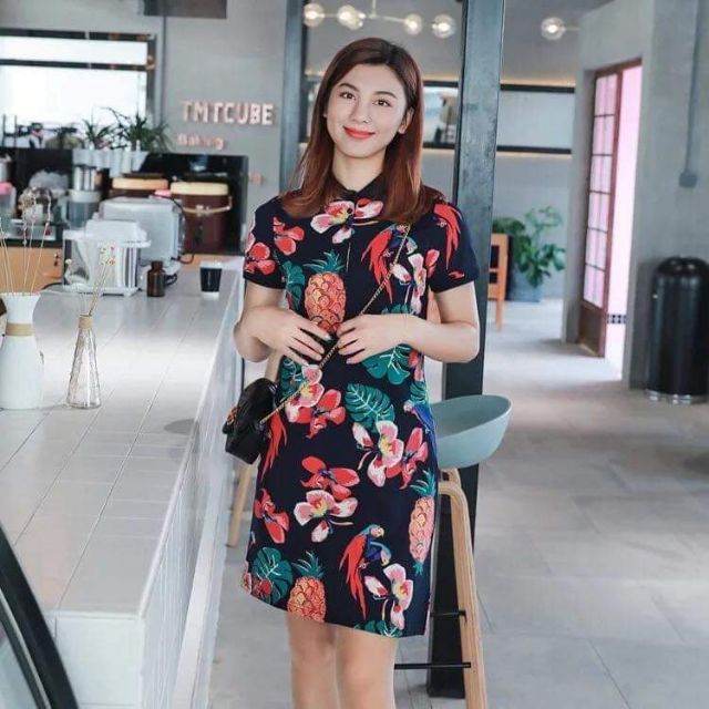 floral polo dress