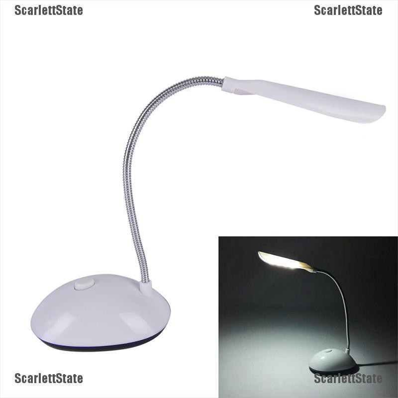Scarlettstate Flexible Table Lamp Led Clamp Reading Study Bed