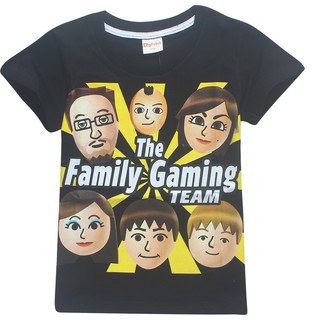 New Roblox Fgteev The Family Game T Shirts For Girls Kids T Shirts Big Boys Short Sleeve Tees Children Cotton Funny Tops Shopee Philippines - girls roblox logo game short sleeve t shirt cotton tops tee