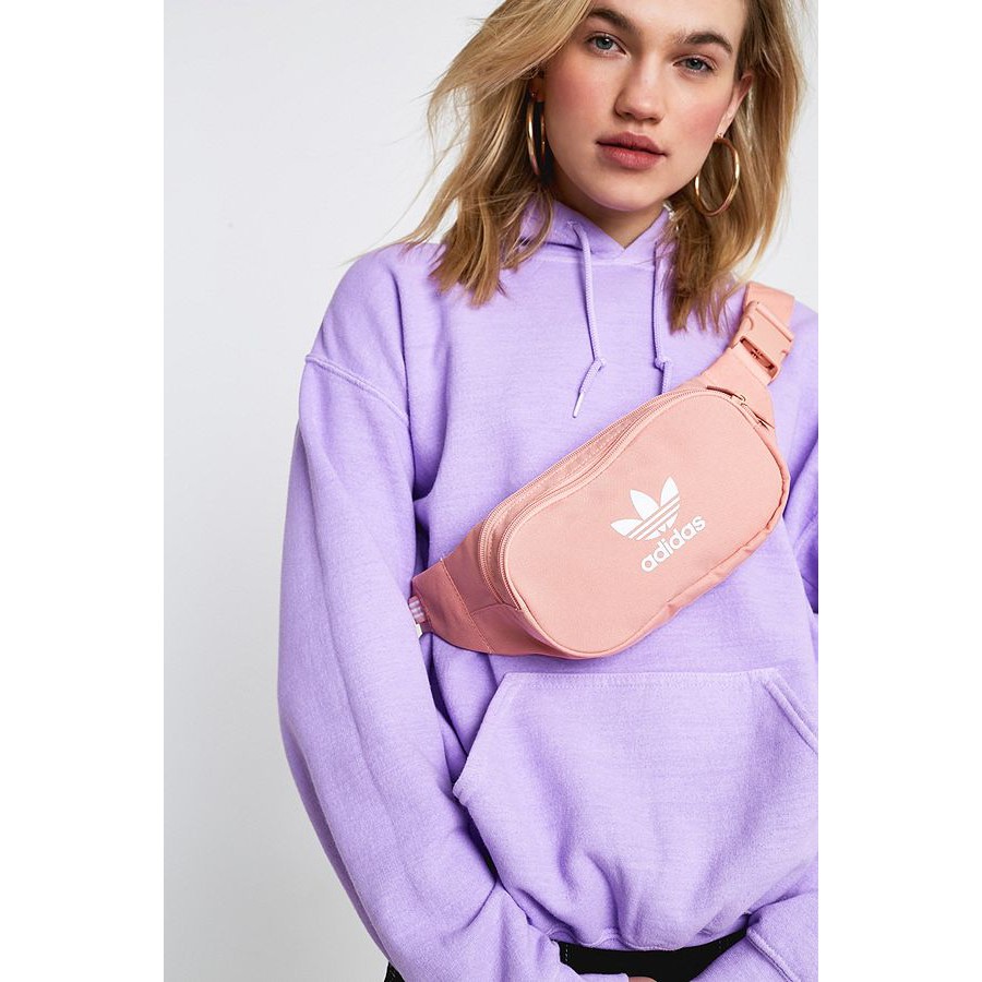 adidas essential crossbody bag pink