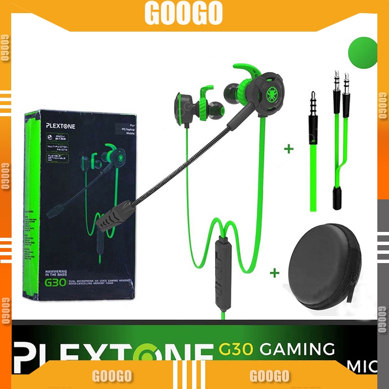 Plextone G30 Pc Gaming Headset With Microphone In Ear Bass Noise Cancelling Earp Shopee Philippines