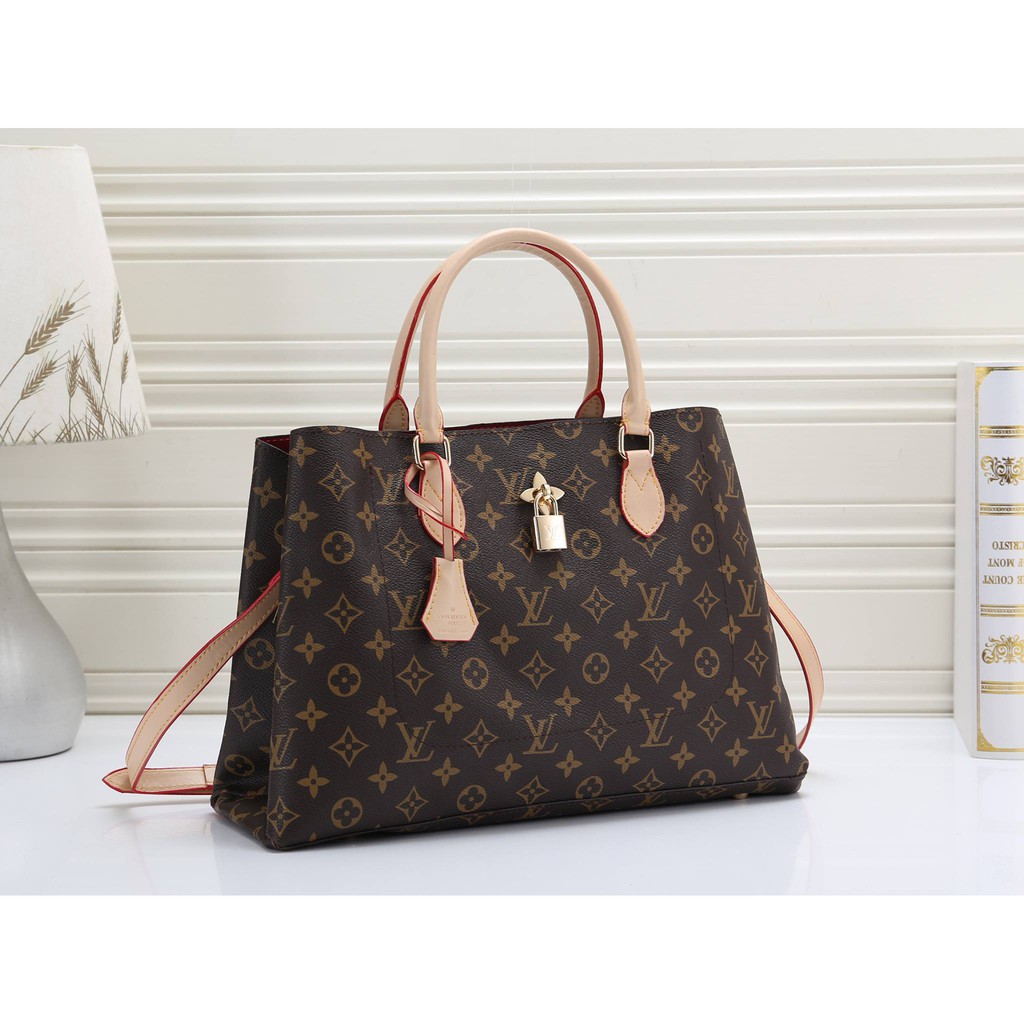 Louis Vuitton Sling Handbag Leather Bag (Code #43553) | Shopee Philippines