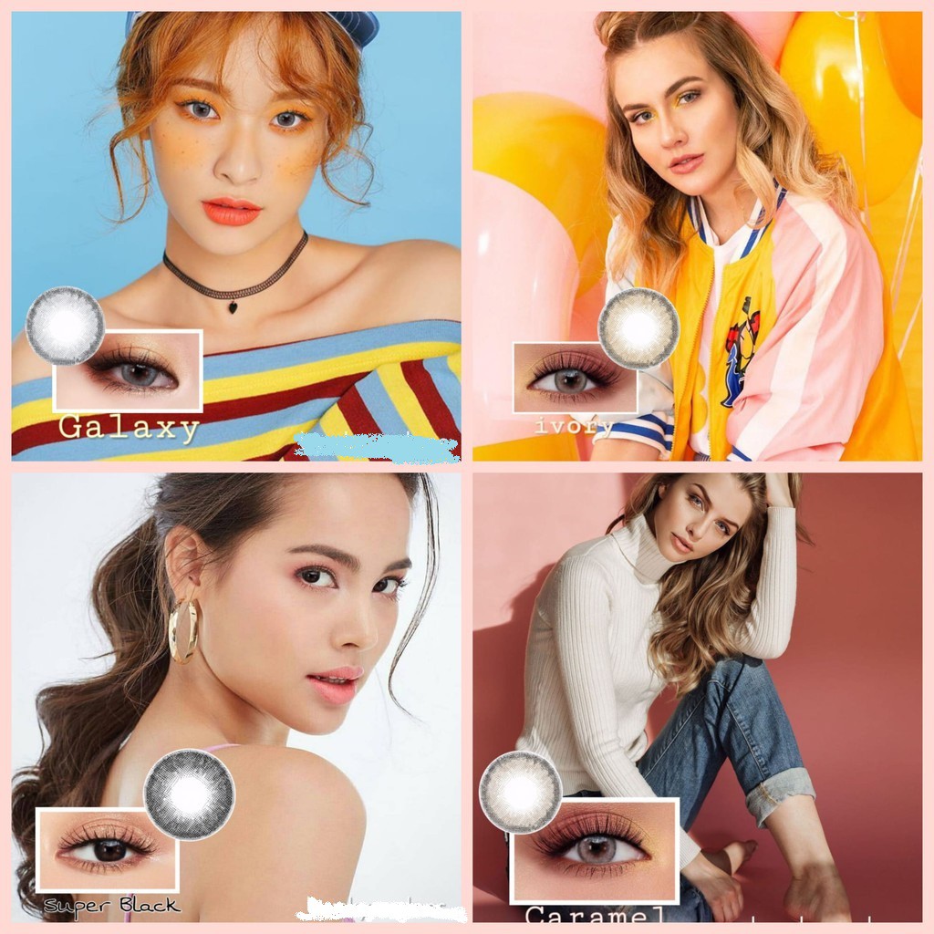 Nobly Idol Roze Flat Softlens Dia 15 00mm Normal Minus Ivory Caramel Galaxy 0 50 S D 3 00 Bl Shopee Philippines