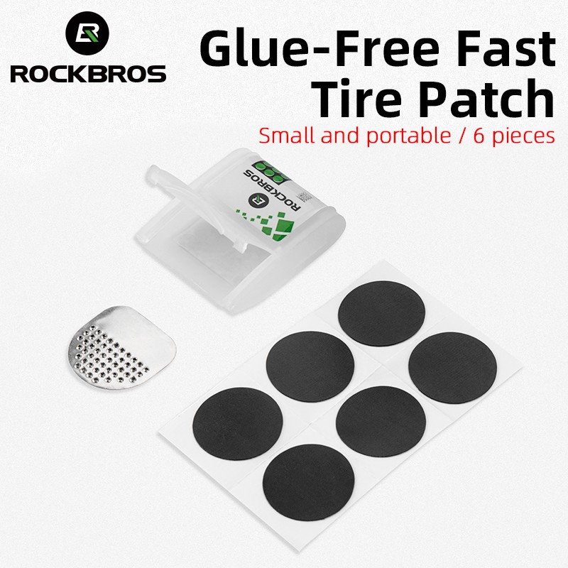 ROCKBROS No Glue Chip Bicycle Tire Repair Kit Mountain Bike Tire Repair